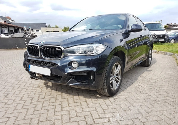 BMW X6 cena 92500 przebieg: 84900, rok produkcji 2018 z Przasnysz małe 596